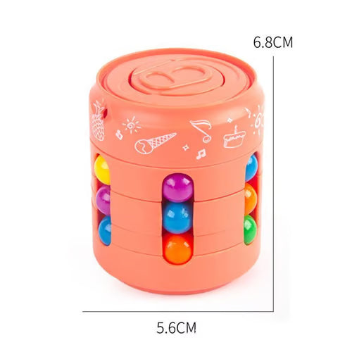 Mehrschichtiger Fidget-Würfel – Stressabbau-Spielzeug mit bunten Rollern Mivoza Deutschland
