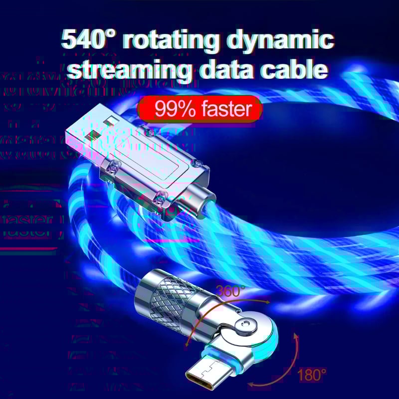 ⚡540° Rotating Streamer Data Cable Mivoza Deutschland
