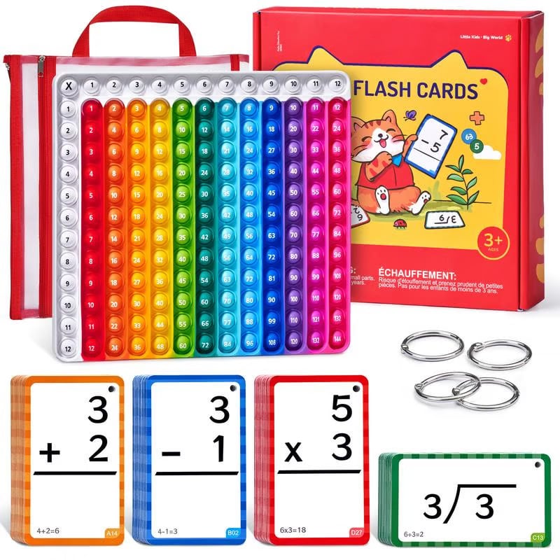 Mathe-Fidget-Spiel – Interaktive Lernkarten mit Pop-It-Funktion! Mivoza Deutschland