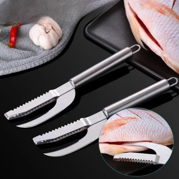 3-in-1 Fischentschupper – Schnelles & Einfaches Entfernen mit Edelstahlklinge Mivoza Deutschland