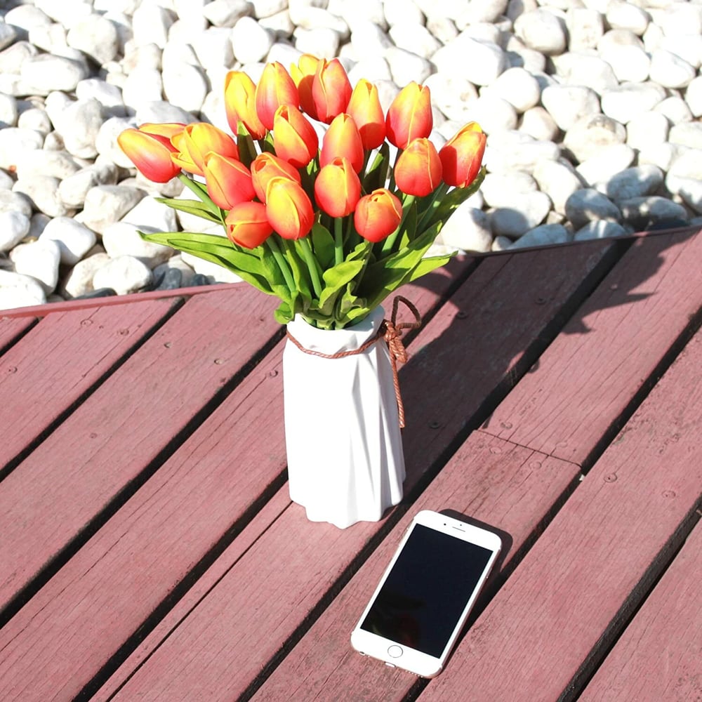 10er-Set Künstliche Tulpen aus Latex – Stilvolle und langlebige Dekoblüten Mivoza Deutschland