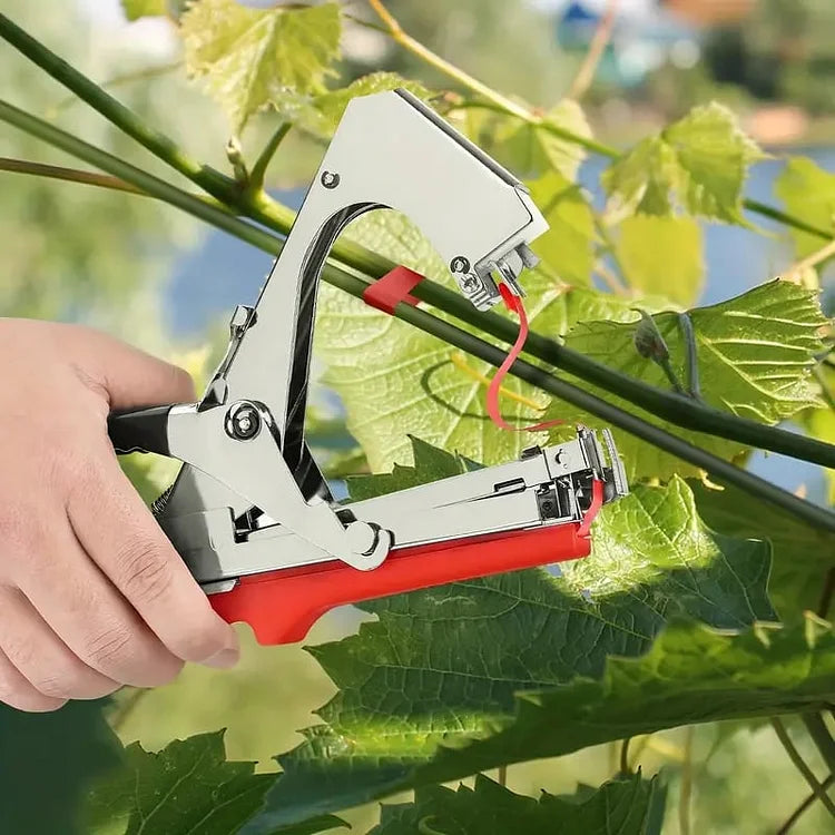Gartenpflanzen-Bindegerät-Set | Gratis 10 Rollen Klebeband und 10.000 Heftklammern Mivoza Deutschland