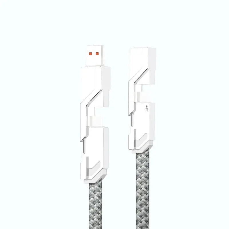4-in-1 Mehrgeräte-Ladekabel — Schnellladung mit Anti-Verhedder-Design Mivoza Deutschland