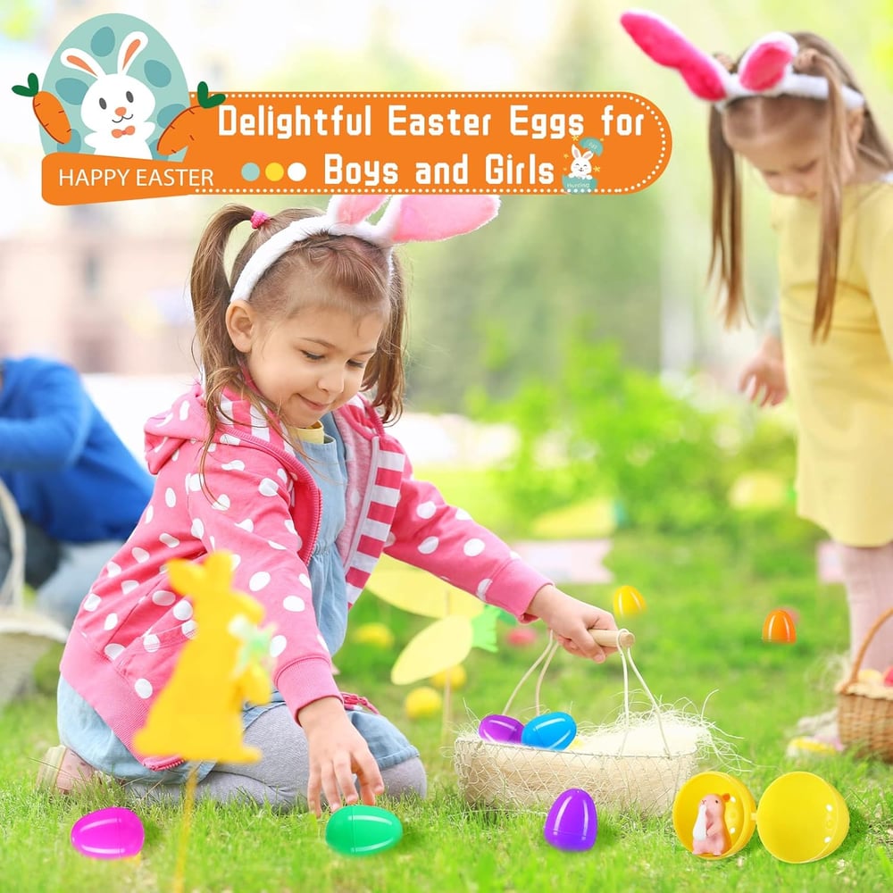 Osterhase Stressball – Spaßig, Sicher & Perfekt für die Ostereiersuche (12 Hasen in einem Ei) Mivoza Deutschland