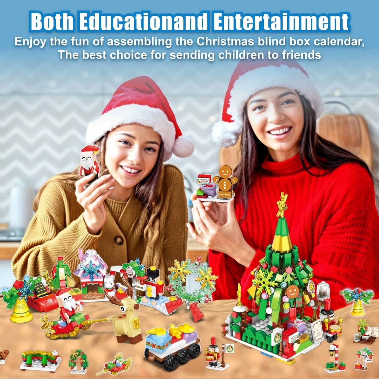 Bausteinset Adventskalender — 24 Tage voller Bau- & Spielvergnügen