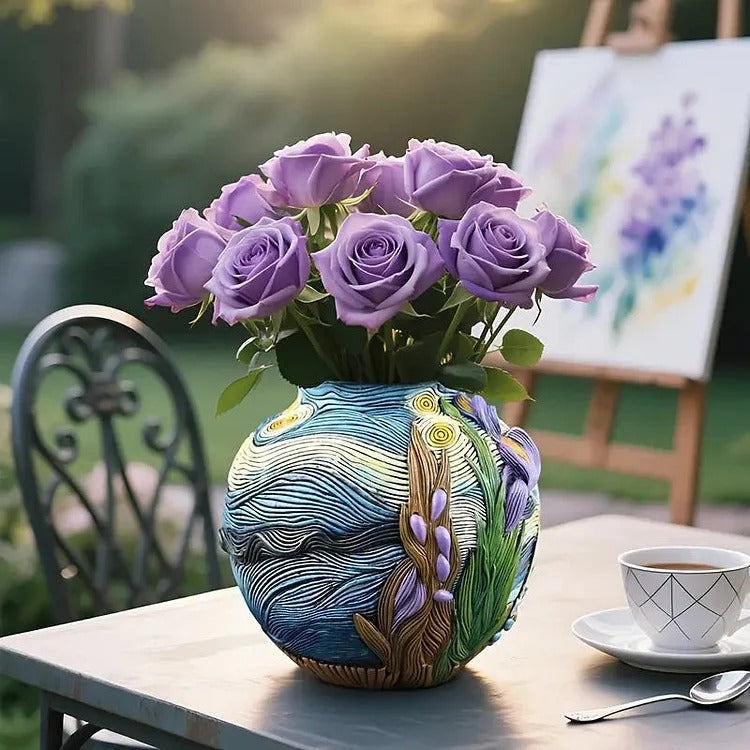 Sternennacht Deko-Vase – Aufwendig handgefertigte & exquisite Tischkunst Mivoza Deutschland