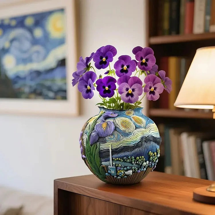 Sternennacht Deko-Vase – Aufwendig handgefertigte & exquisite Tischkunst Mivoza Deutschland