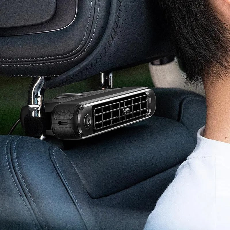 Car Seat Fan USB Plug-in Dual Turbo High Wind Power Car Interior Rear Pillow Car Fan Mivoza Deutschland