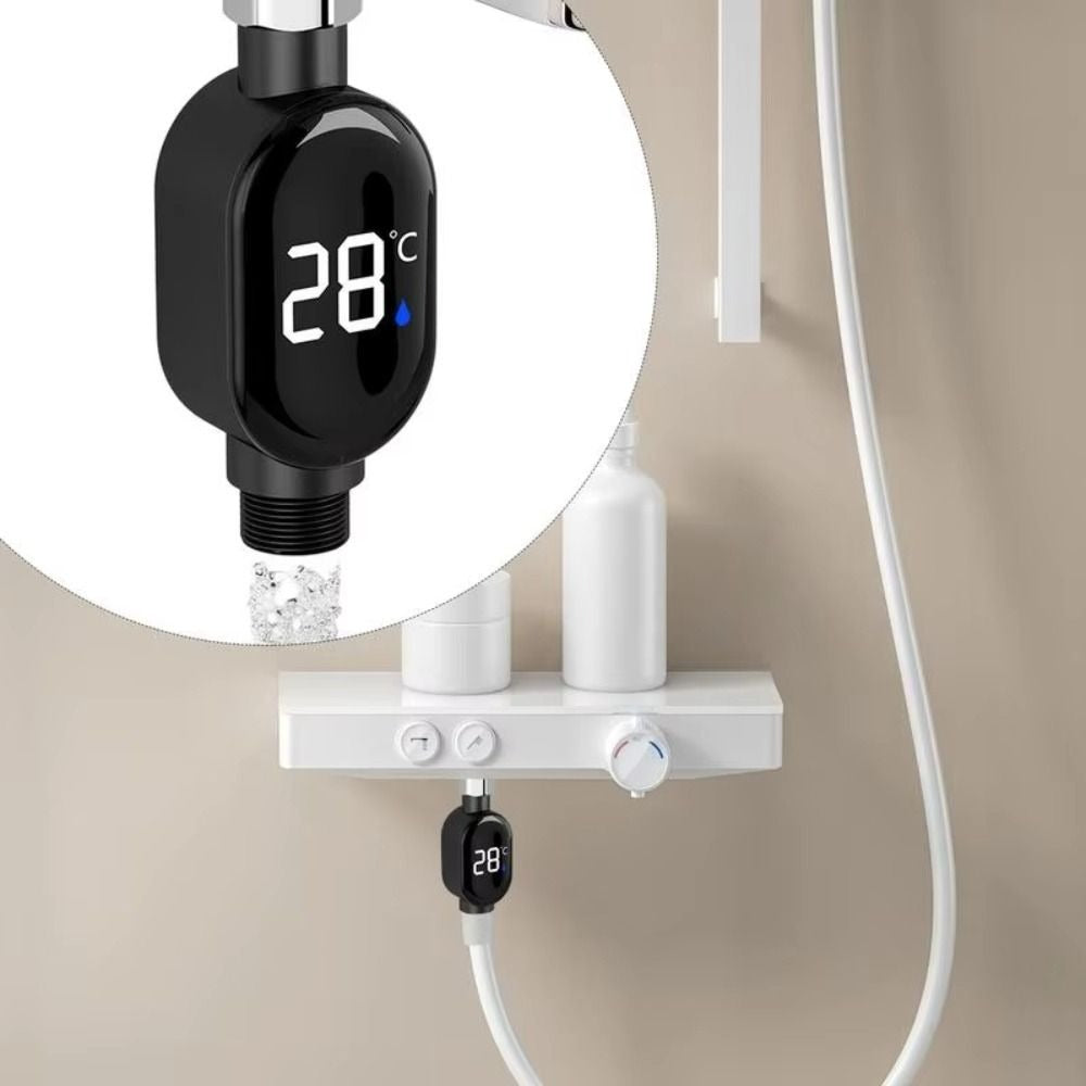 Digitales Duschthermometer — Perfekte Wassertemperatur den ganzen Winter über