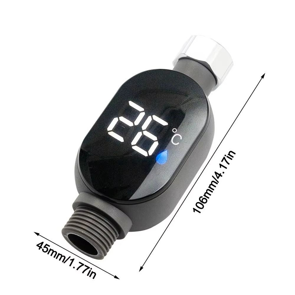 Digitales Duschthermometer — Perfekte Wassertemperatur den ganzen Winter über