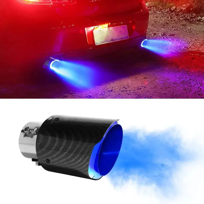LED-Auspuffrohrspitze – Kohlefaser mit hitzebeständigem Flammeneffekt Mivoza Deutschland