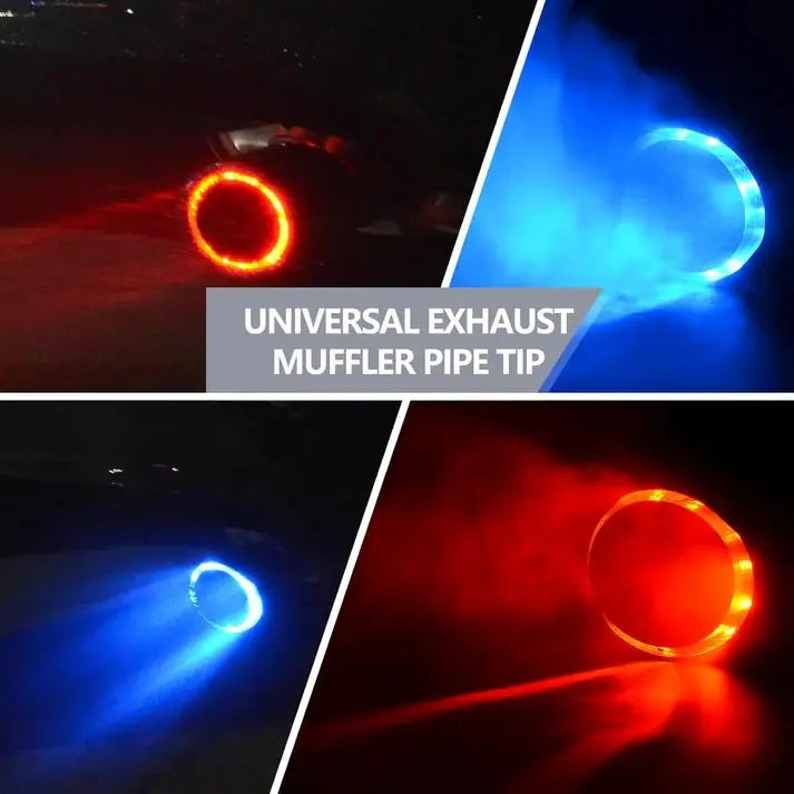 LED-Auspuffrohrspitze – Kohlefaser mit hitzebeständigem Flammeneffekt Mivoza Deutschland