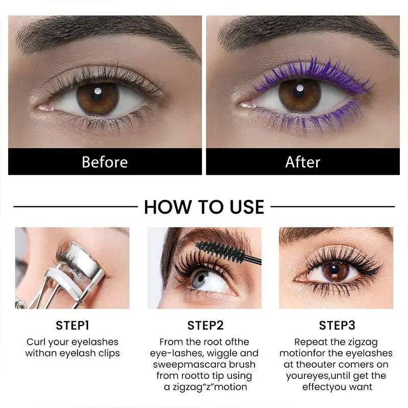 Vivid Waterproof Mascara – langanhaltende farbintensive Wimperndefinition Mivoza Deutschland