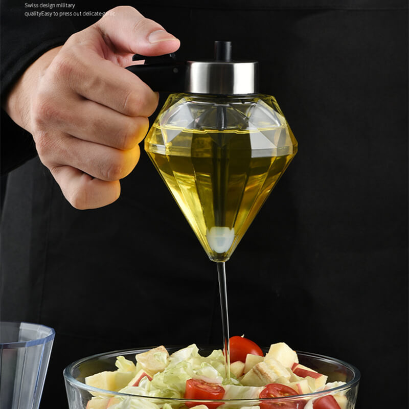 Eleganter ÖL- & Sirupspender aus Glas – Für sauberes Ausgießen mit Stil Mivoza Deutschland