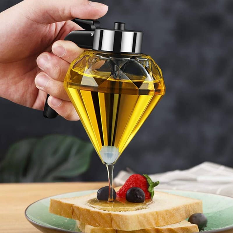 Eleganter ÖL- & Sirupspender aus Glas – Für sauberes Ausgießen mit Stil Mivoza Deutschland
