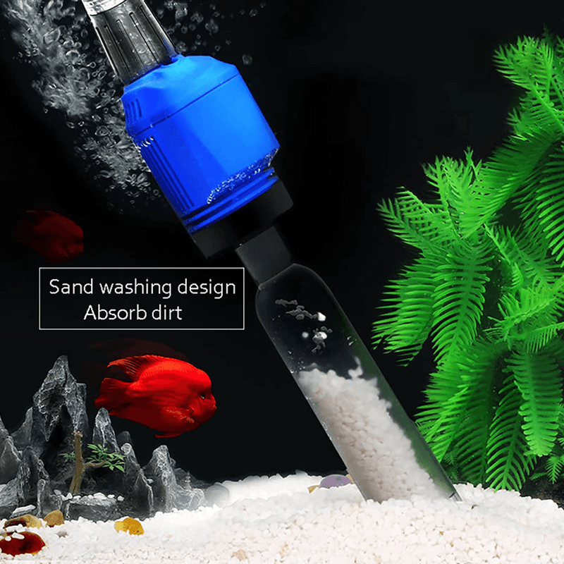 Aquarium Staubsauger elektrisch — Entfernt Schmutz & Futterreste gründlich