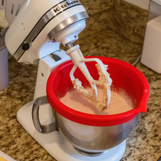 Silikon-Schüssel-Einsatz – Bequemes & sauberes Backen im Alltag