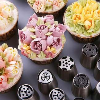 Blumen-Spritzdüsen-Set – Mühelose Tortendekoration Mivoza Deutschland