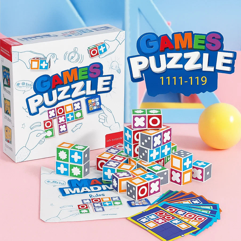 Logik-Puzzlespiel für Familie & Erwachsene – Fördert Denken & Konzentration