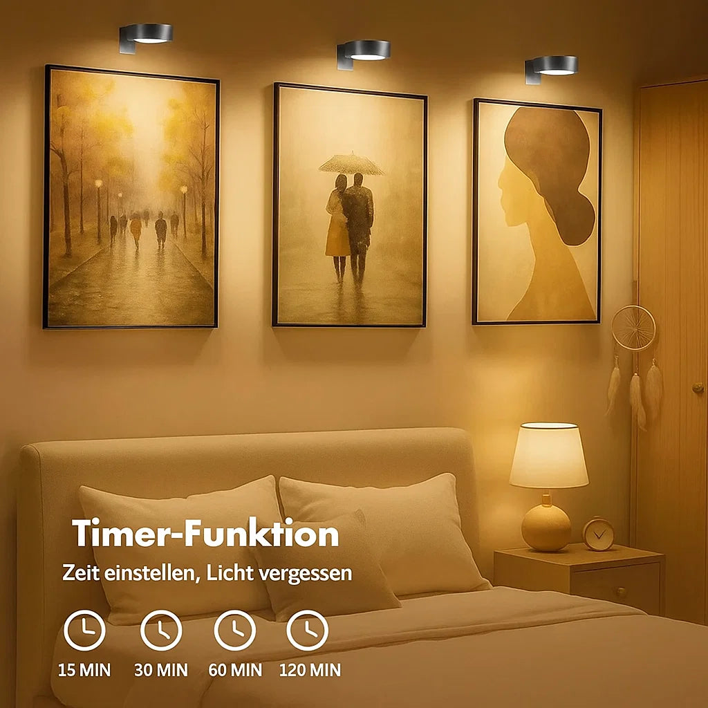 Kabellose LED-Bilderleuchte