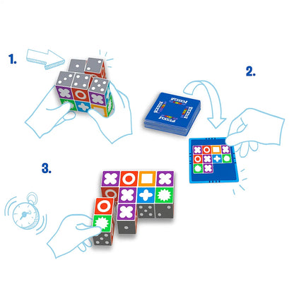 Logik-Puzzlespiel für Familie & Erwachsene – Fördert Denken & Konzentration