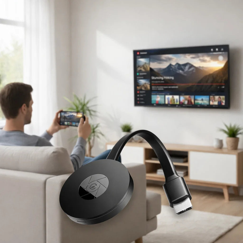 Kabelloser 1080p-Mirror-Adapter – Inhalte sofort auf dem großen Bildschirm