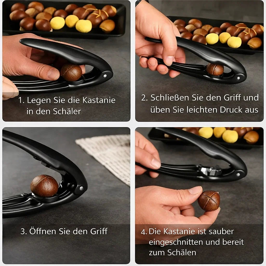 Maronenschäler – Kastanien & Nüsse schnell & sicher schälen