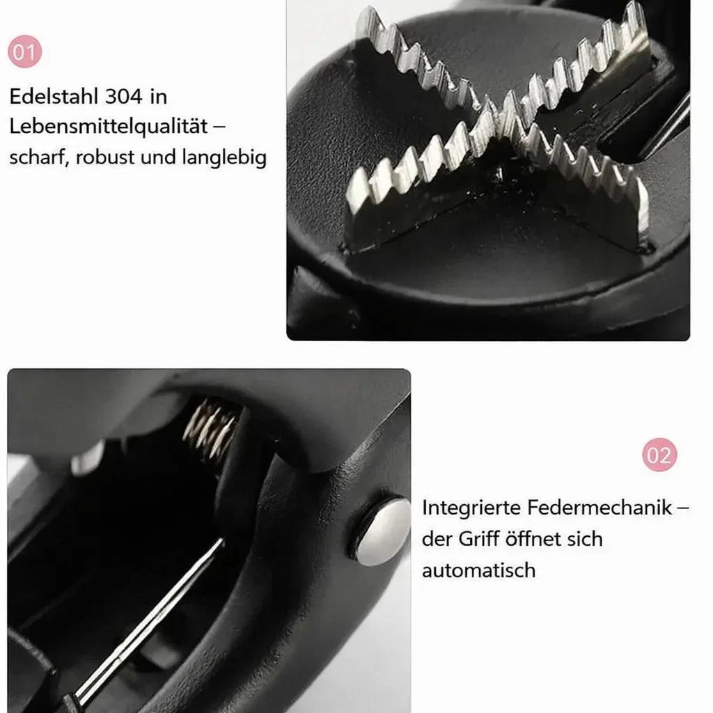 Nussschäler für Kastanien & harte Nüsse – sicher & kraftsparend