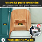 Bambus Armlehnen Tablett — Umweltfreundlicher Becher- und Snackhalter für das Sofa