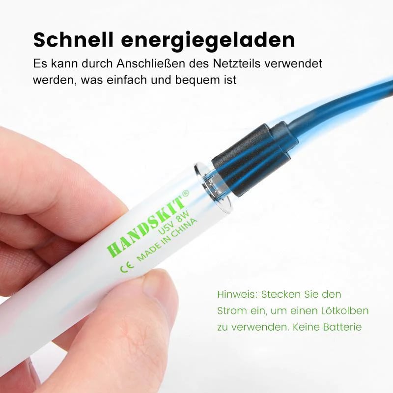 USB-Elektrischer Lötkolben – Tragbares Set mit Temperaturregelung Mivoza Deutschland