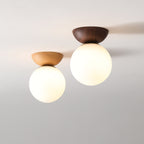 Glaskugel Deckenleuchte