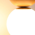 Glaskugel Deckenleuchte