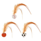 FeatherBounce Katzenspielzeug - 3er-Set