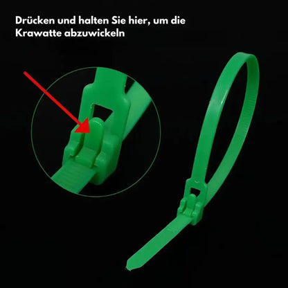 100 Stk. lösbare Nylon Kabelbinder Mivoza Deutschland