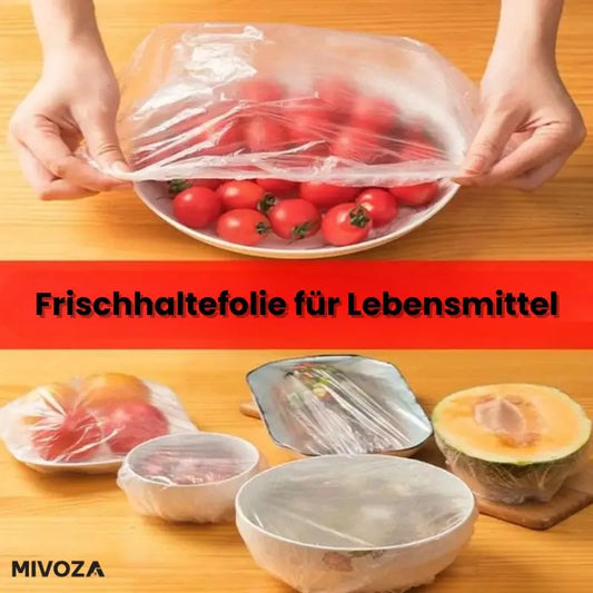 100er-Pack aufrollbare Frischhaltefolien für Lebensmittel Mivoza Deutschland