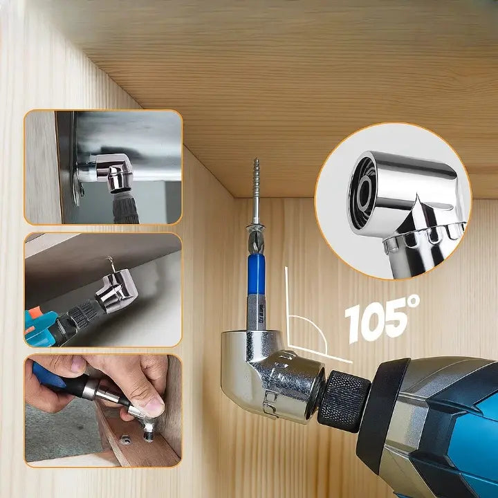 105° Winkel-Bohreradapter mit magnetischem Griff Set Mivoza Deutschland
