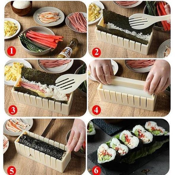 Komplettes Sushi-Set für Perfektes Sushi Zuhause