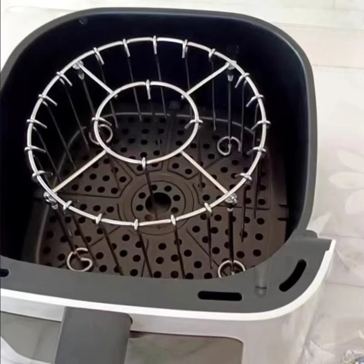 Heißluftfritteusen-Grillaufsatz mit Spießen