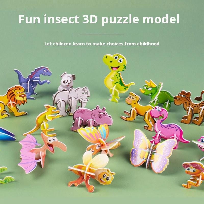 100-teiliges Tierfiguren-Set – Lernspielzeug zur Förderung der Kreativität von Kindern Mivoza Deutschland