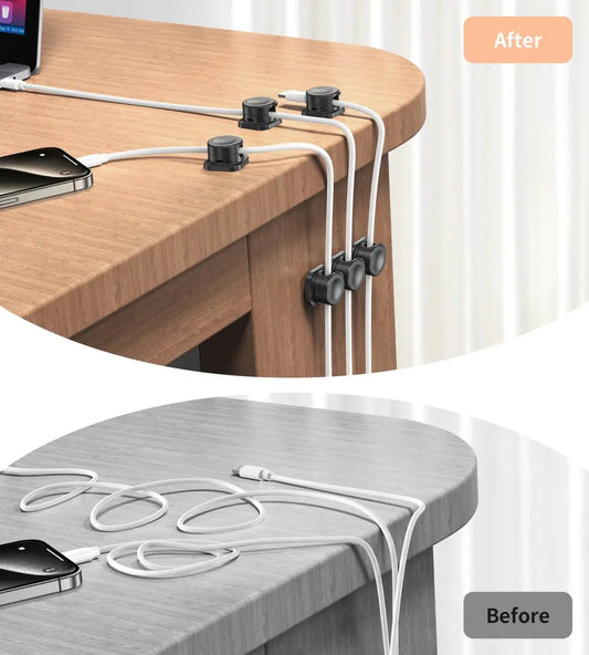 12 Stück Magnetische Kabelclips Mivoza Deutschland