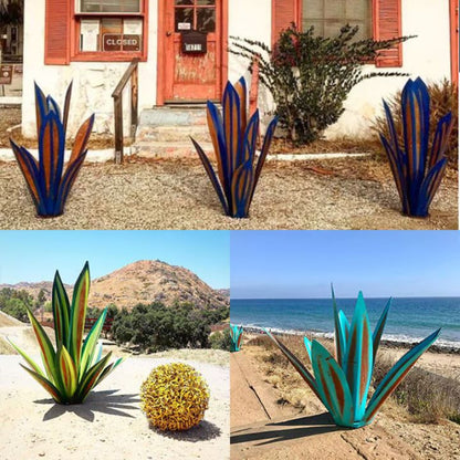 Anti-Rost Metall Agave Pflanze – Lebendige Garten Dekoration