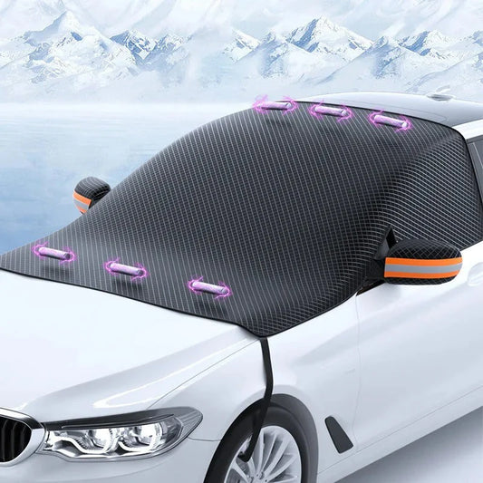 Magnetische Auto-Schneeabdeckung – Ganzjähriger Schutz, Einfach anzubringen