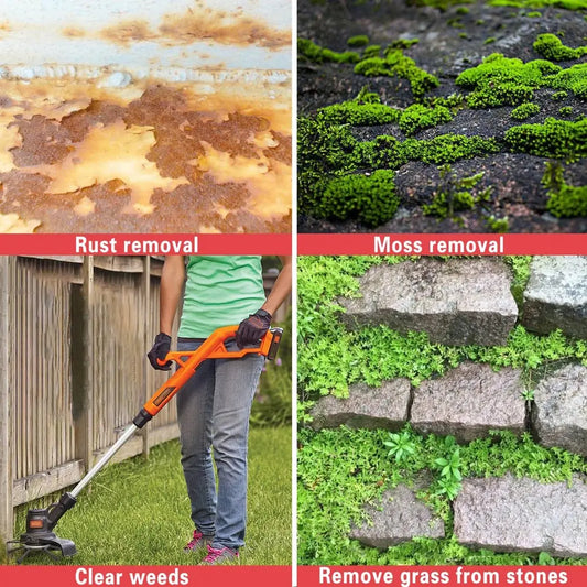 15 cm Drahtbürstenkopf für Rasentrimmer – Unkrautbürste für Hof, Wege & Garten Mivoza Deutschland