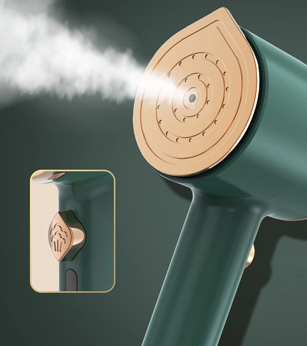 Tragbares Mini-Bügeleisen – 2-in-1 Trocken- & Dampfbügeln mit Schnellheizender Titanplatte Mivoza Deutschland