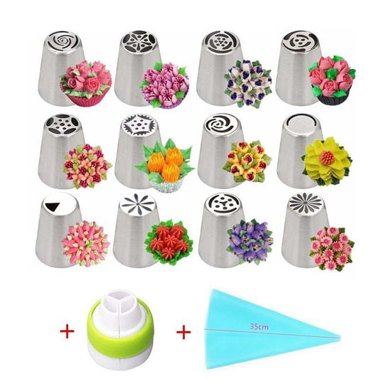 Blumen-Spritzdüsen-Set – Mühelose Tortendekoration Mivoza Deutschland