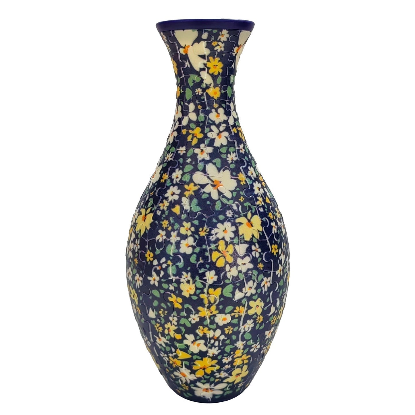 3D-Puzzle-Vase – Dekorative Blumenvase mit abnehmbarem Wasserbecher