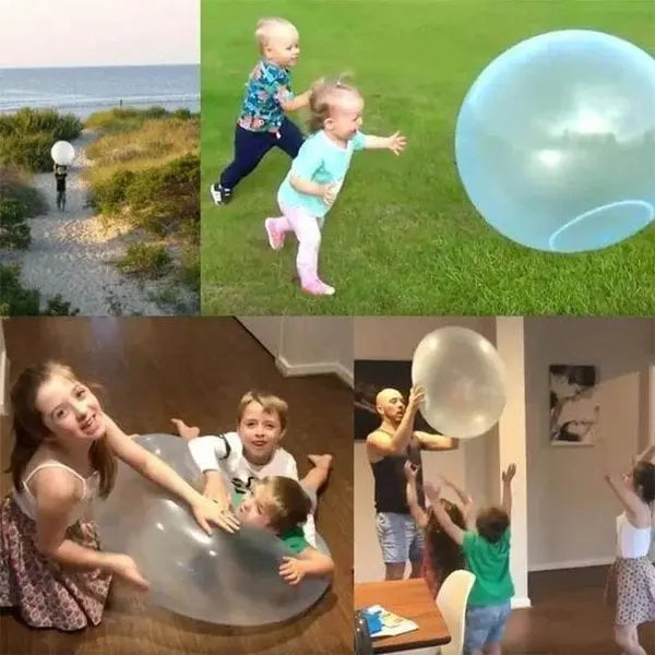 1+1 GRATIS | Aufblasbarer elastischer Bubble-Ball – Mit Wasser befüllbar & springt wie verrückt Mivoza Deutschland