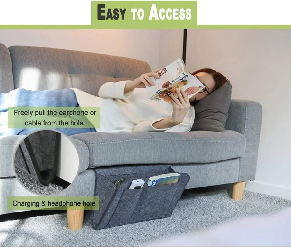 1+1 GRATIS | Hängende Bett-Organizer – Platzsparende Aufbewahrung mit großen Taschen Mivoza Deutschland