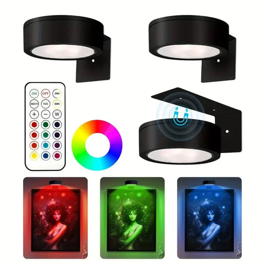 1+1 GRATIS | Magnetische LED-Bilderleuchte – Kabellos, Dimmbar & Wiederaufladbar Mivoza Deutschland