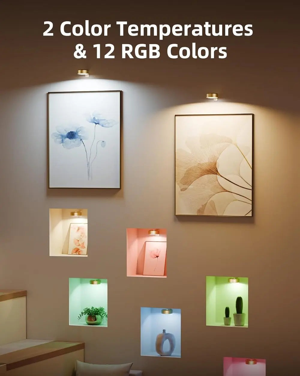 1+1 GRATIS | Magnetische LED-Bilderleuchte – Kabellos, Dimmbar & Wiederaufladbar Mivoza Deutschland